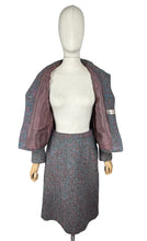 Load image into Gallery viewer, Original Late 1950's or Early 1960's Vibrant Wool Hebe Skirt Suit - Bust 36