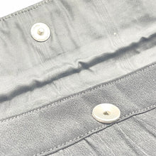 Load image into Gallery viewer, Original 1950's Black Crepe Clutch Bag with Clear Claw Set Paste Trim by RFC *
