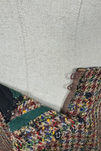 Load image into Gallery viewer, Original 1930's Single Breasted Walking Suit in Brown, Red, Green, Blue and Mustard Tweed - Bust 38