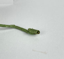 Load image into Gallery viewer, Original 1940's Make Do and Mend Wartime Leather Brooch in Rust, Green and Purple