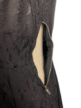 Load image into Gallery viewer, Original 1940's 1950's Classic Little Black Belted Day Dress - Bust 38 40