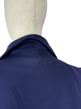 Load image into Gallery viewer, Original 1940's Navy Medium Weight Wool Suit by FORSTMANN - Bust 38 *