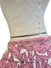 Load image into Gallery viewer, Original 1940’s Pink and White Floppy Cotton Belted Day Dress - Bust 36