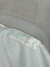 Load image into Gallery viewer, Original 1950's Portartha White Nylon Top with Rib Sleeve and Neck Detail - Bust 36 38 *