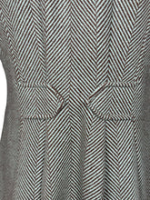 Load image into Gallery viewer, Original 1940's CC41 Brown and Blue Herringbone Wool Double Breasted Coat - Bust 36
