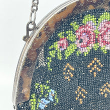 Load image into Gallery viewer, Stunning Edwardian Era Beaded Evening Purse with Floral Design - Fabulous Bag