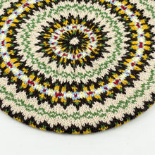 Load image into Gallery viewer, Reproduction 1940's Pure Wool Fair Isle Beret - Wonderful Design Featuring Eight Different Colours *