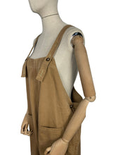 Load image into Gallery viewer, Original 1940's Women's Land Army Dungarees - Waist 42 *