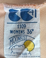 Load image into Gallery viewer, Original 1940’s CC41 Peach Coloured Satin Step In with Embroidery - Bust 34” *