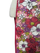Load image into Gallery viewer, Beautiful Vintage Crisp Cotton Pinny in Red, Pink, White, Green and Black - Waist 30 *