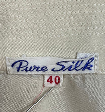 Load image into Gallery viewer, Original 1940's 1950's Pure Silk Blouse with Pin Tuck Detail - Bust 40" *