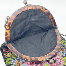 Load image into Gallery viewer, Stunning Edwardian Era Beaded Evening Purse with Floral Design - Fabulous Bag