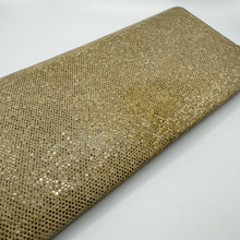 Load image into Gallery viewer, Original 1950's Soft Gold Glitter Clutch Bag - Perfect Evening Bag