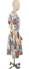 Load image into Gallery viewer, 1950's Horrockses Belted Dress and Bolero Set with Pockets - Bust 34"  Waist 25" *