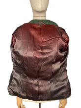 Load image into Gallery viewer, Original 1940's Green, Grey and Black Wool Tweed Jacket - Bust 38 40