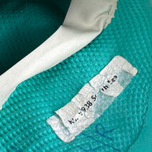 Load image into Gallery viewer, Original 1950's 1960's Kleinert Brand Bright Floral Swimming Cap in Blue, Purple, Pink and White