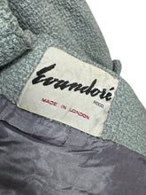 Load image into Gallery viewer, Original 1940's 1950's Evandore Double Breasted Belted Princess Coat in Grey Fleck Boucle Wool - Bust 36