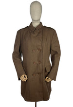 Load image into Gallery viewer, Original 1943 Dated Women's Land Army Heavy Wool Greatcoat for a 38" 40" Bust