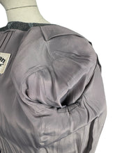 Load image into Gallery viewer, Original 1940’s Crayson Model Lightweight Wool Jacket in Grey, Blue and Black Check - Bust 36"