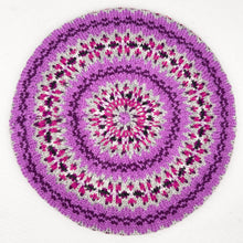 Load image into Gallery viewer, Reproduction 1940's Pure Wool Fair Isle Beret in Pink and Grey - Wonderful Design Featuring Seven Different Colours *