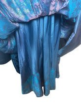 Load image into Gallery viewer, Stunning Original 1950's Sidney Smith Evening Dress in Blue, Pink and Green - Bust 36 *