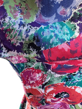 Load image into Gallery viewer, Original 1940’s Painterly Floral Dress - Petite Length - Bust 34