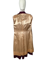 Load image into Gallery viewer, Original 1940's Burgundy Lightweight Wool Double Breasted Coat - Bust 40