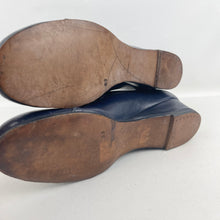 Load image into Gallery viewer, Original 1940's CC41 Blue Leather Shoes with Buckle Fastening - UK 3 3.5