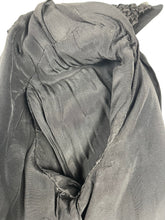 Load image into Gallery viewer, Original 1940's Black Wool Jacket with Real Astrakhan Trim on Collar and Pockets - Bust 36 *