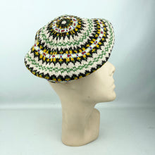 Load image into Gallery viewer, Reproduction 1940's Pure Wool Fair Isle Beret - Wonderful Design Featuring Eight Different Colours *