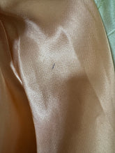 Load image into Gallery viewer, Original 1940’s CC41 Peach Coloured Satin Step In with Embroidery - Bust 34” *