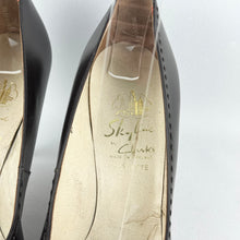 Load image into Gallery viewer, Original 1950's Clarks Skyline Piquette Dark Brown Leather Stiletto Heels - UK 5 5.5
