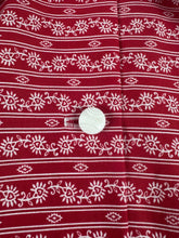 Load image into Gallery viewer, 1940's Reproduction Blouse in Red and White Hearts, Flowers and Stripe Novelty Print - Bust Pink, Blue, Yellow and White Feed Sack - Bust 35 36 37