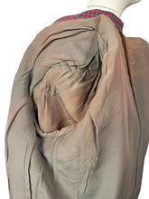 Load image into Gallery viewer, Original 1940's Red and Green Fine Check Double Breasted O'Rossen of California Wool Jacket - Bust 38 40