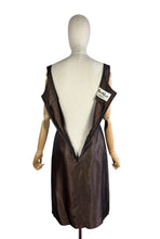 Load image into Gallery viewer, Original 1950's Brown Sleeveless Wiggle Dress by Peggy Page - Bust 36