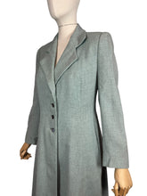 Load image into Gallery viewer, Original 1940’s CC41 Marlbeck Single Breasted Wool Coat In Grey and Black - Bust 36 *