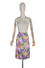 Load image into Gallery viewer, Original Volup 1940's CC41 Rayon Silk Floral Apron by Conquestor