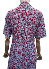 Load image into Gallery viewer, Original 1940's Novelty Print Day Dress with Bow Print in Red, Black and Grey - Bust 34