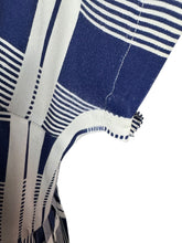 Load image into Gallery viewer, Original 1950's Peggy Page Navy and White Check Day Dress - Bust 36 37 *
