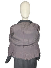 Load image into Gallery viewer, Original 1950's Mornessa Grey Worsted Wool Single Breasted Skirt Suit - Bust 36 38