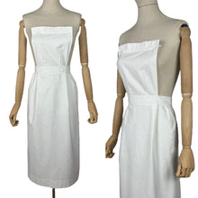 Load image into Gallery viewer, Vintage White Cotton Nurses Uniform Apron - No.3