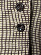 Load image into Gallery viewer, Original 1940’s American Made Lightwool Wool Check Suit in Dull Mustard and Brown - Bust 40 42