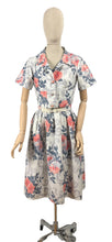 Load image into Gallery viewer, 1950's Horrockses Belted Dress and Bolero Set with Pockets - Bust 34"  Waist 25" *