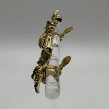 Load image into Gallery viewer, Original 1950's Mid Century Red and Green Enamel Earrings of Sprays of Holly