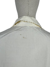 Load image into Gallery viewer, Pretty Vintage Pure Silk Long Sleeved Blouse with Silk Embroidery - Peony Brand - Bust 34
