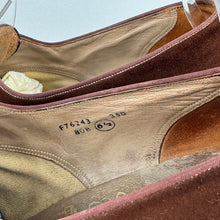 Load image into Gallery viewer, Original Late 1930's or Early 1940's Clarks Chocolate Brown Lace Up Shoes - Size 6 6.5