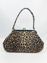 Load image into Gallery viewer, Original 1950's Calego of Canada Faux Leopard Skin Bag