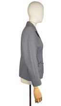 Load image into Gallery viewer, Original 1940's Grey Wool Single Breasted Jacket by F.A.Brackley - Bust 34 36 *