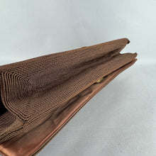 Load image into Gallery viewer, Original 1940's Milk Chocolate Brown Clutch Bag by CORDE *