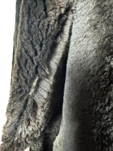 Load image into Gallery viewer, Original 1940’s Brown Beaver Lamb Real Fur Coat - Great Winter Coat
